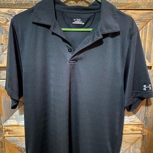 Men’s medium black under armour polo